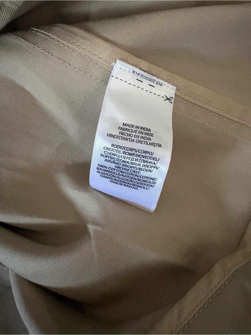 NEW POLO RALPH LAUREN SZ XXL Khaki Beige Cotton Twill Jacket Short Trench - Picture 11 of 11
